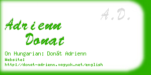 adrienn donat business card