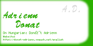 adrienn donat business card